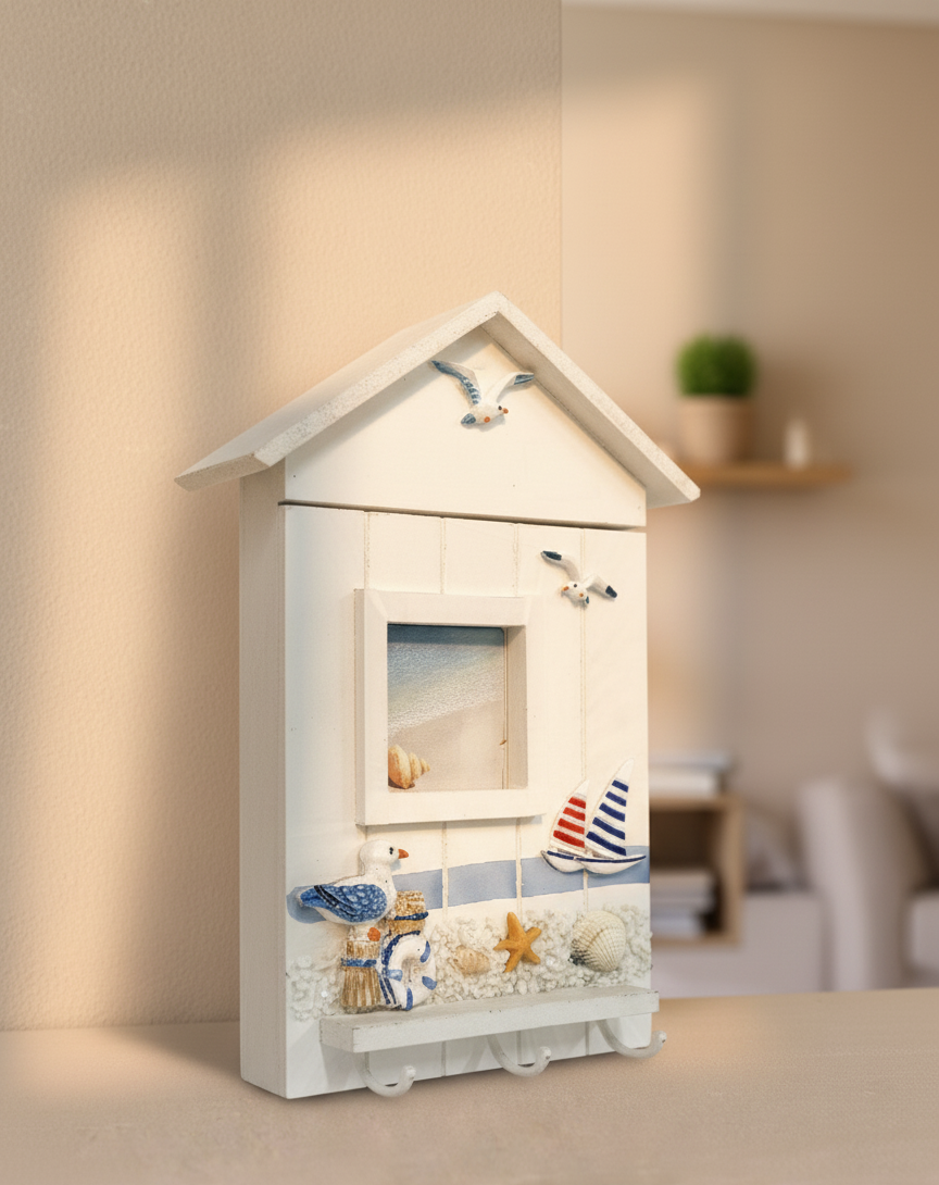 Wooden Key Box metal hanging lights