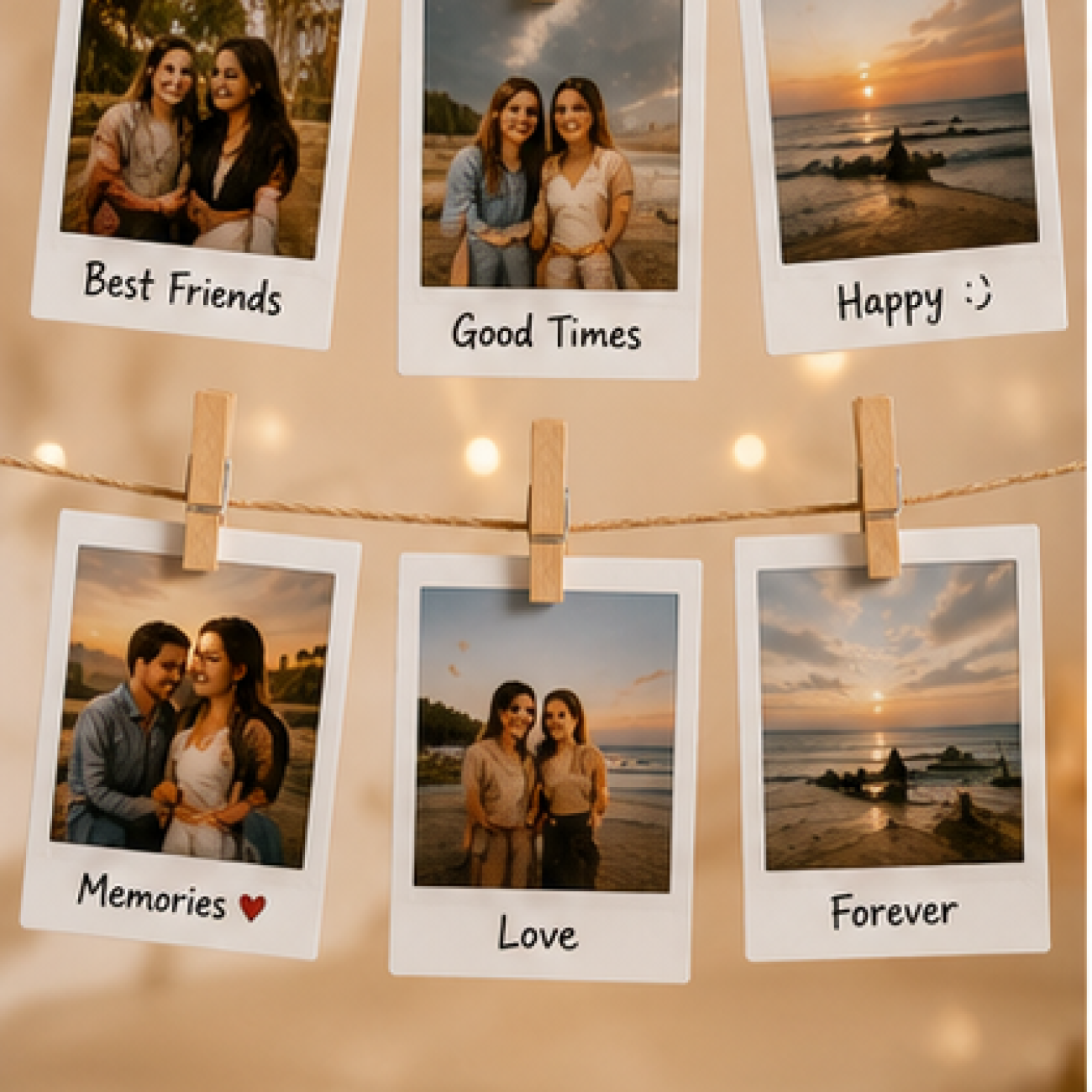 personalised gift uae dubai polaroid photos gift